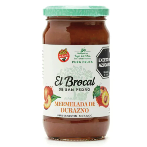 Mermelada de durazno light El brocal 400g