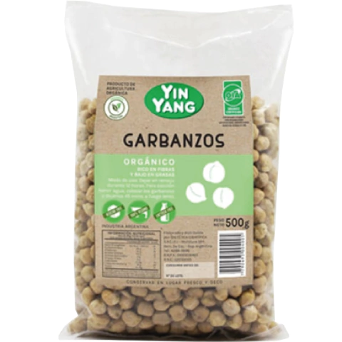 Garbanzos orgánico Yin Yang 500g