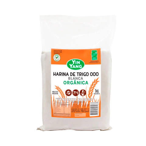 Harina de trigo 000 orgánico Yin Yang 1kg