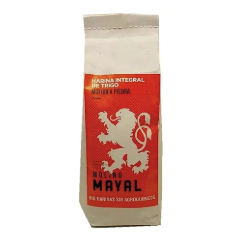Harina integral de trigo 0000 orgánico Molino Mayal 1kg