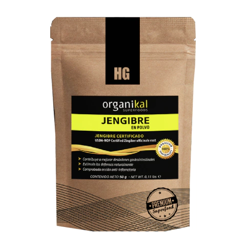 Jengibre en polvo Organikal superfoods 50g