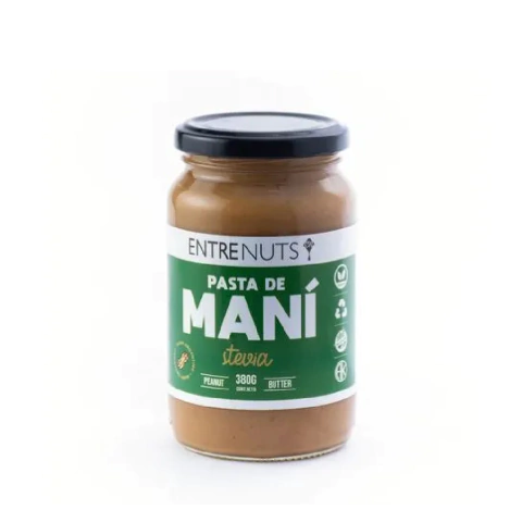 Pasta de maní stevia Entre nuts 370g