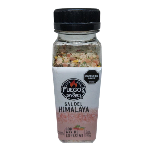 Sal del himalaya con mix de especias Fuegos y sabores 250g