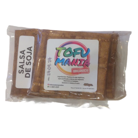 Tofu salsa de soja orgánico Tofu mania 400g