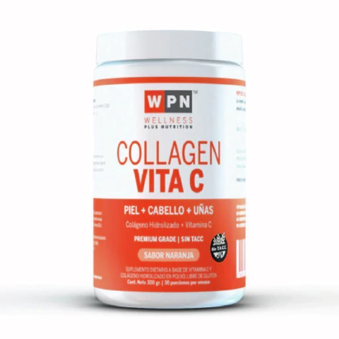 Colágeno Hidrolizado + Vitamina C sabor naranja WPN 300g - comprar online