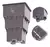 MACETA ROOT HOUSE NEGRA - IDEAL AUTO (18 LT)