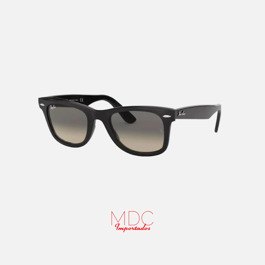 Ray-Ban Wayfarer Clasico Negro Gris Degrade RB2140