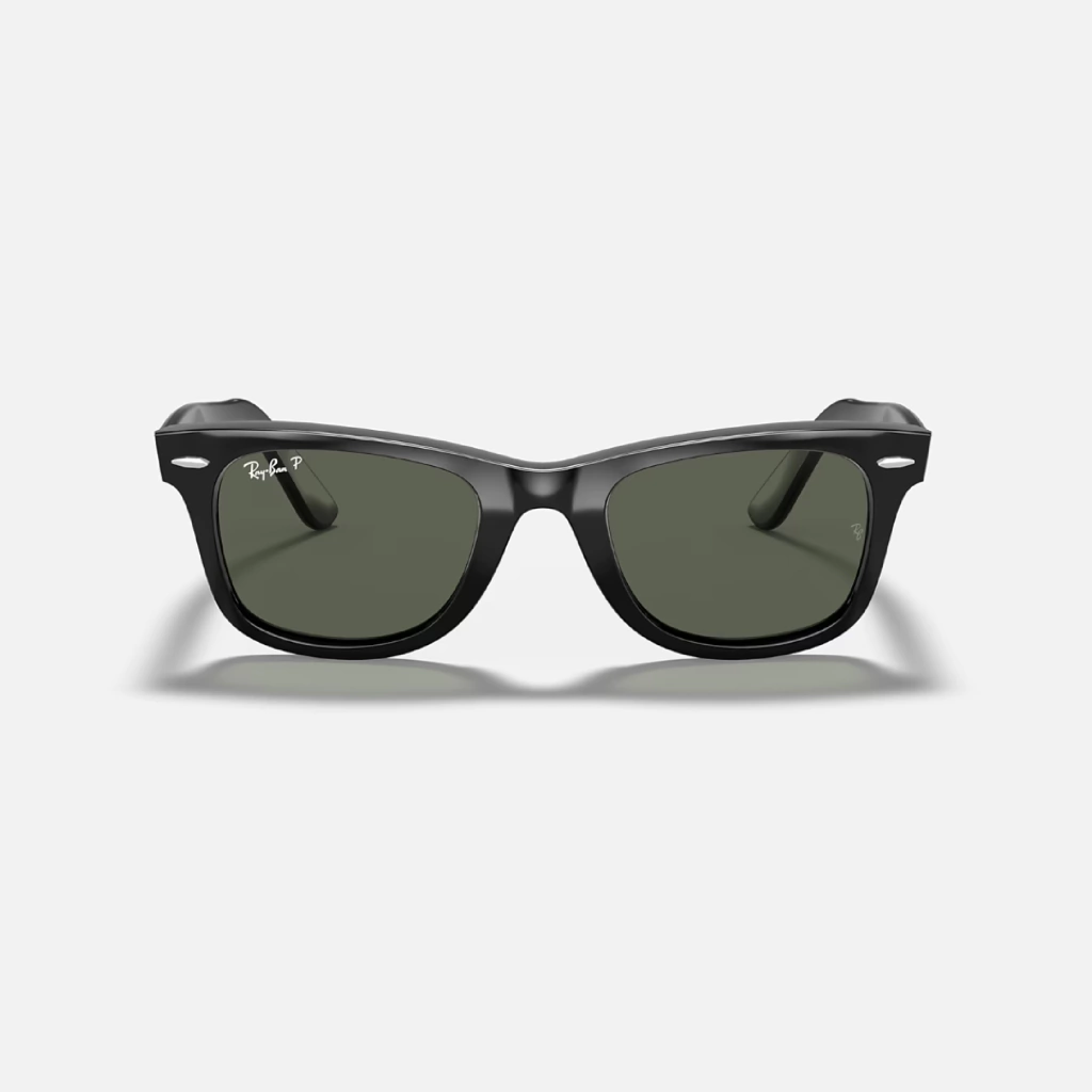 Ray-Ban Wayfarer Negro Verde Polarizado RB2140