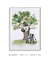 Quadro Decorativo Safari Zebra retangular