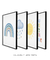 Quarteto Quadros Decorativos Arco-Íris na internet