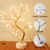 Lampara Velador Luz Calida Led Arbol De La Vida Usb Y Pila - comprar online