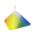 Velas Con Forma Piramide 7 Colores Potencias - 1 Unidad