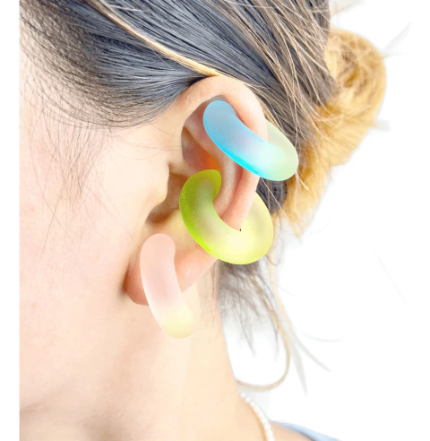 Ear Cuff de Colores Pastel sin Perforación