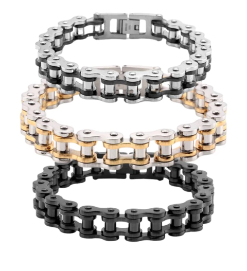 Pulsera Biker Para Hombres Rudos