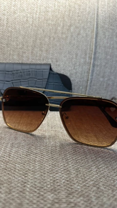 Oculos de sol Sardenha aviador marrom degrade - comprar online