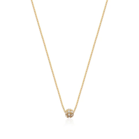 COLAR COM PINGENTE BOLINHA