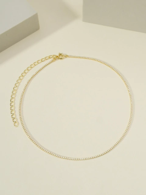 Choker Riviera Incolor 2MM