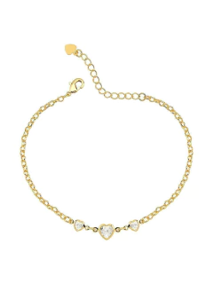 Pulseira 3 Corações - comprar online