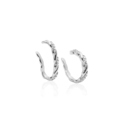 CONJUNTO PIERCING E EAR HOOK TORCIDO COM CRAVAÇÃO - comprar online
