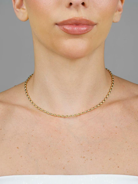 Choker esferas oval - comprar online