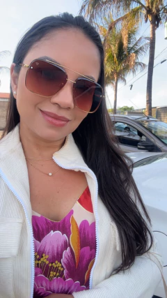 Oculos de sol Sardenha aviador marrom degrade - Babi joias e semijoias