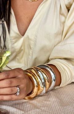 Bracelete Redondo Liso - Babi joias e semijoias