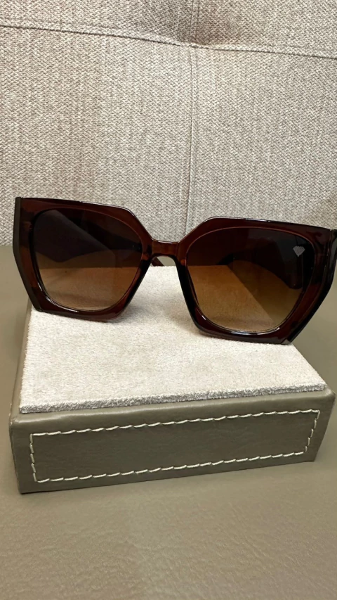 Oculos de sol Miconos Marrom degrade