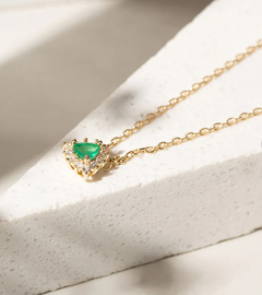 colar cristal esmeralda - comprar online
