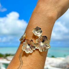 bracelete botão de flores - comprar online