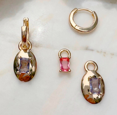 brinco ear bling oval - Babi joias e semijoias