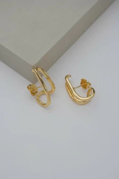 brinco earhook organica dourado - comprar online