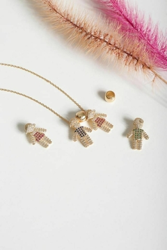 Pingente menino azul