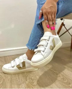 Vert Velcro Branco/Ouro Light na internet
