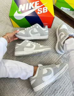 Dunk SB Branco/Cinza na internet