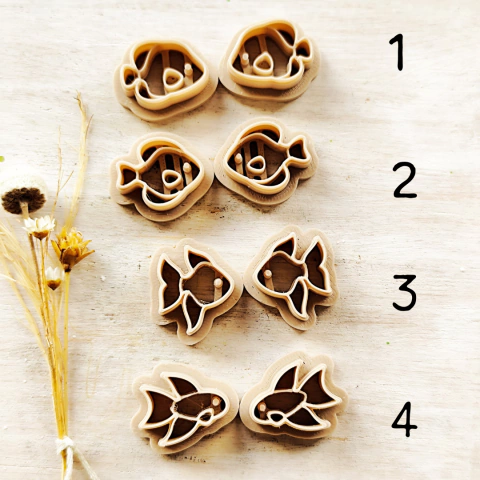 445 - CORTADOR DUPLO PEIXINHOS - comprar online