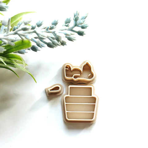 327 - CORTADOR TRIPLO Snoopy 4cm