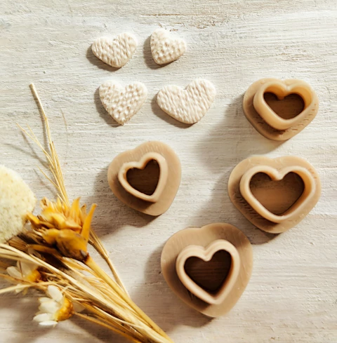 451 - CONJUNTO DE CORTADORES - MICRO CORAÇÕES - comprar online