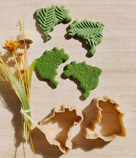 484 - CORTADOR DUPLO MAPA DO BRASIL - comprar online