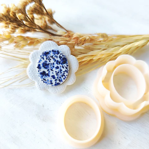 956 - COTADOR DUPLO MOLDURA OVAL - comprar online