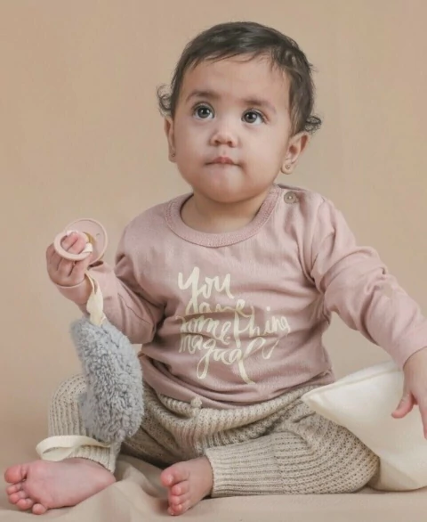 REMERA MANGA LARGA MAGIC ROSA 18M