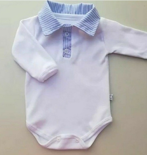 BODY CHOMBA CUELLO CELESTE 12M