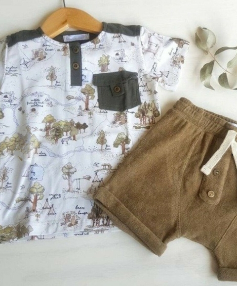REMERA MANGA CORTA SAFARI