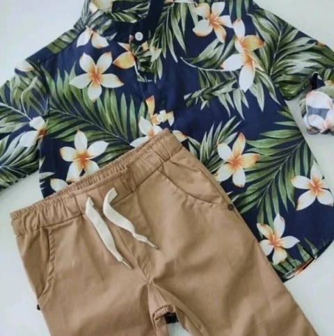 CAMISA NENE MANGA LARGA MAO FLORES