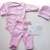 SET 3P RAYADO ROSA