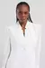 Jaleco Feminino Paola - Off White - GN Jalecos