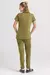 Image of scrub feminino way verde militar