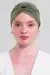 Touca Feminina 2 em 1 Heart - Verde Musgo