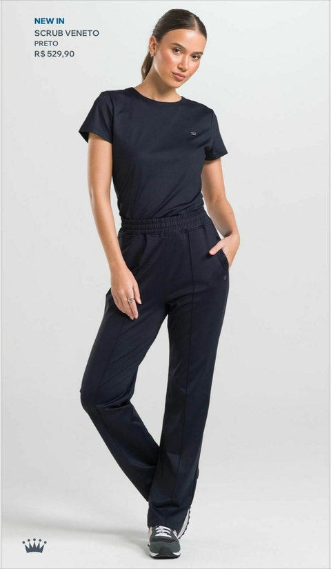 Veneto Women's Scrub - Black