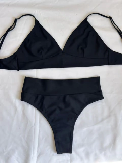 Bikini tiro alto semiles negra Clotilde + TEJIDO DE REGALO en internet