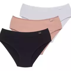 Bombacha tiro corto Sol y Oro Pack x 3 Clotilde